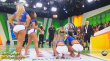 Βραζιλιάνες παίζουν Twister